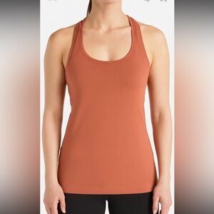 Lululemon Cool Racerback Tank 
Rust Orange size 2